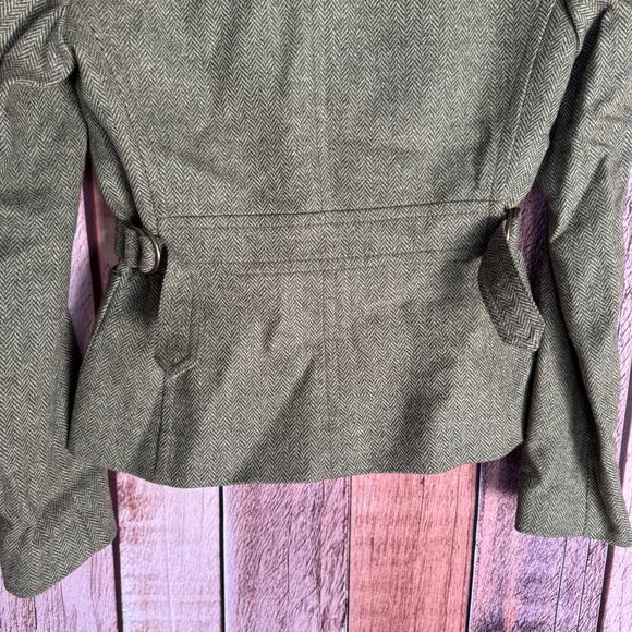 J.Crew Wool Herringbone Blazer Robert Noble Size 2  Fall Classic Preppy Work - Picture 5 of 9